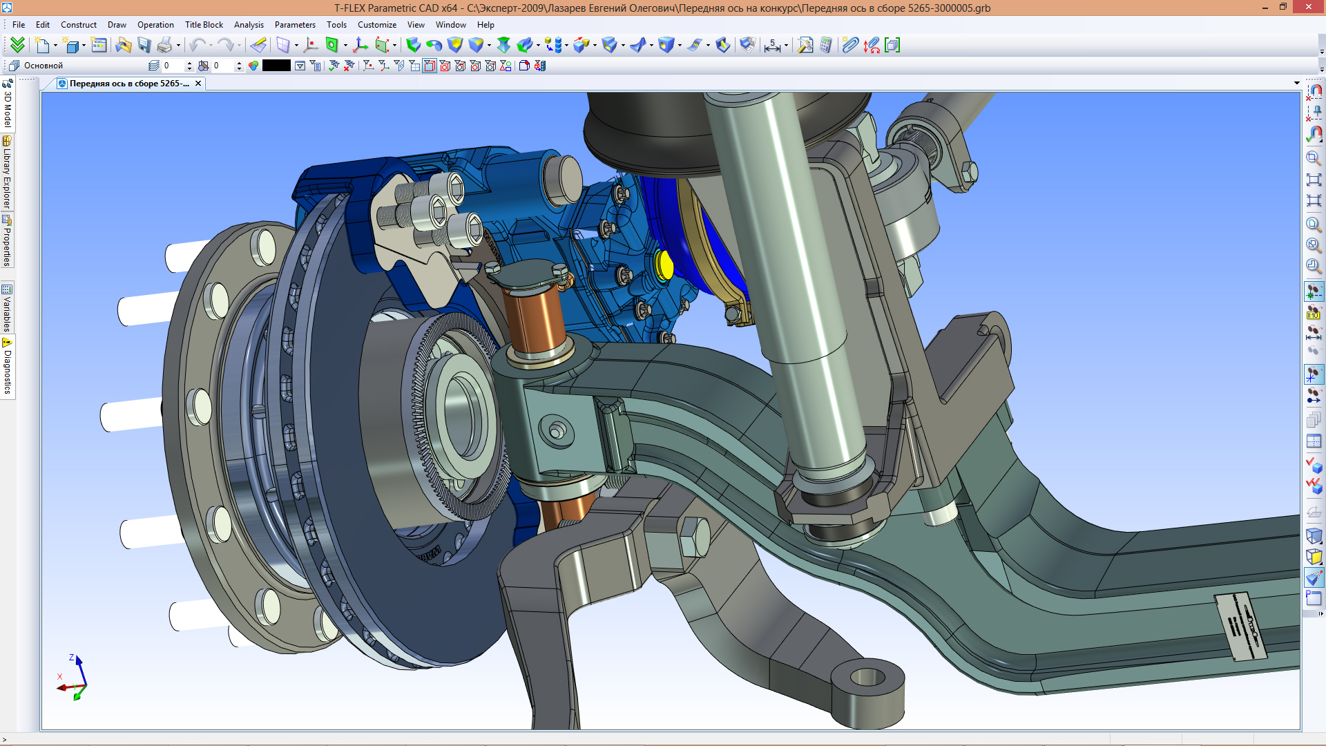 Development of software system for the production of marine equipment