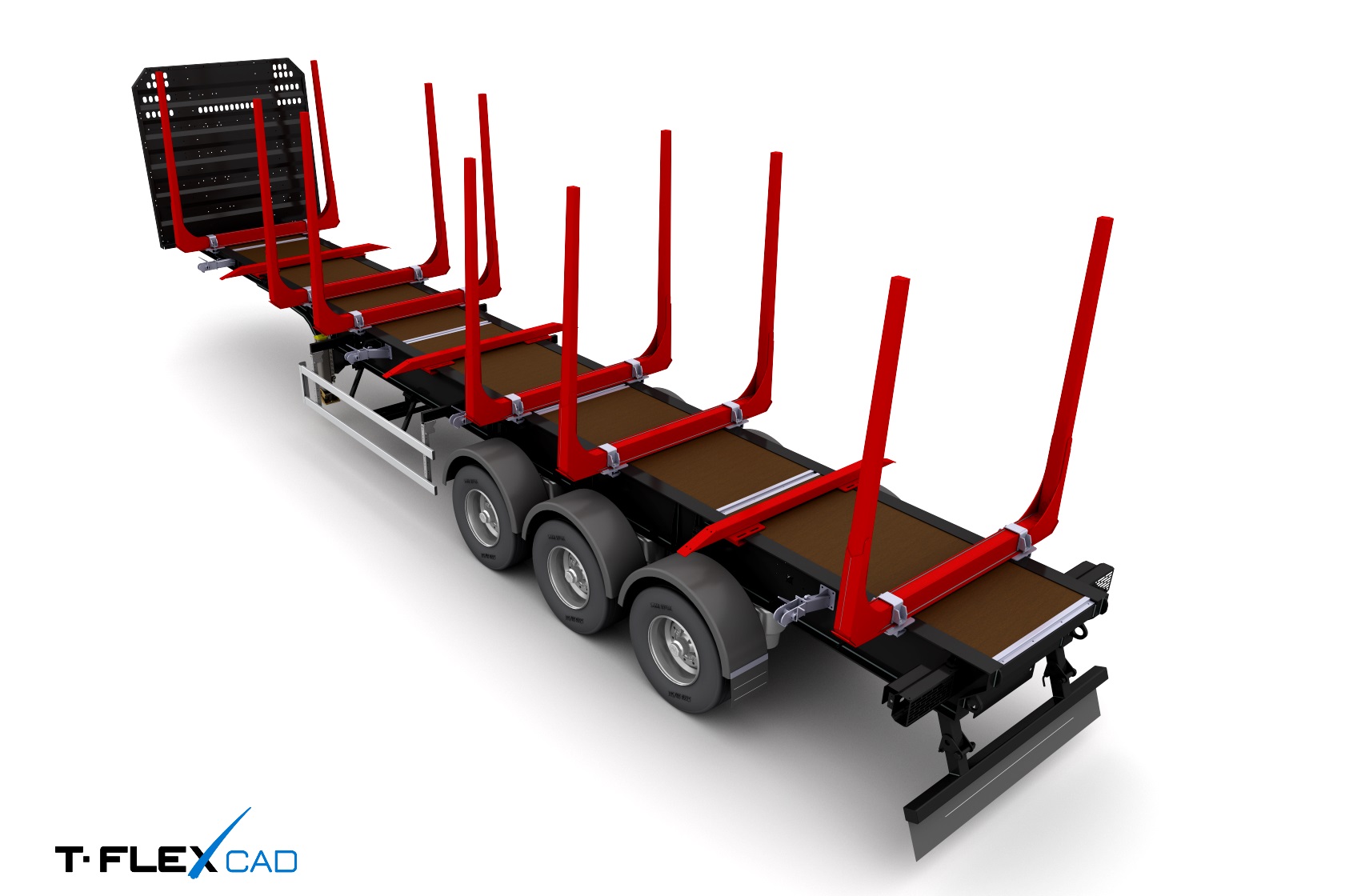 log-semi-trailer