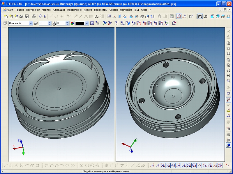 Piston crown