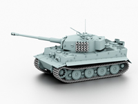 Tiger Ausf. E tank model in 1:16 scale