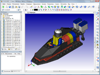 Tutorial "Modeling and Assembling of "Motor Boat" Meccano Toy"