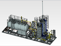 Carbon Vacuum Adsorption Vapour Recovery Unit UUVA-02-D