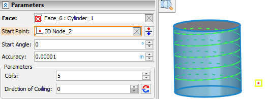 Helix3DPathByFace