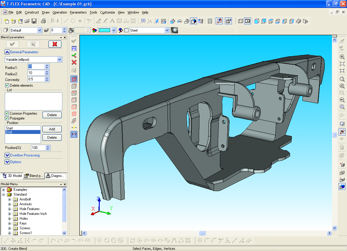 T flex 3d модели. T Flex 11a t70.