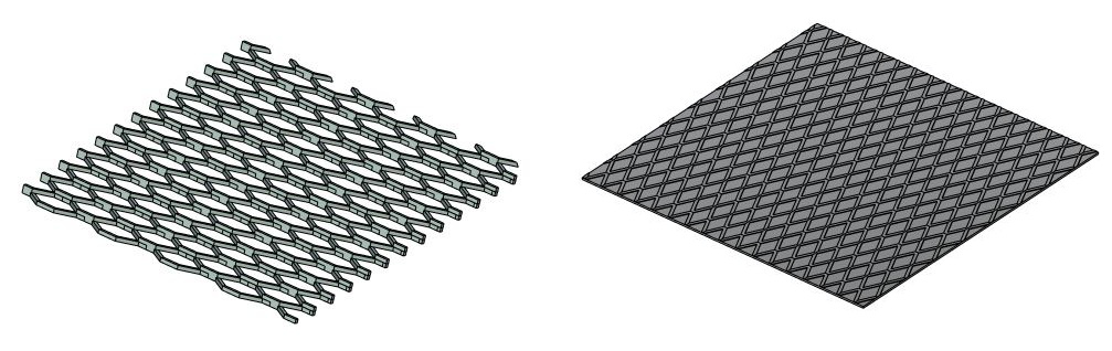  Figure 8 - Examples of models of metal structures