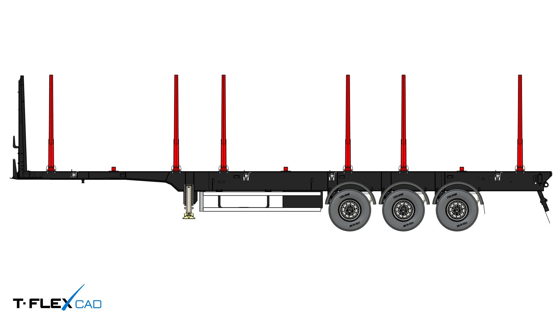 log-semi-trailer