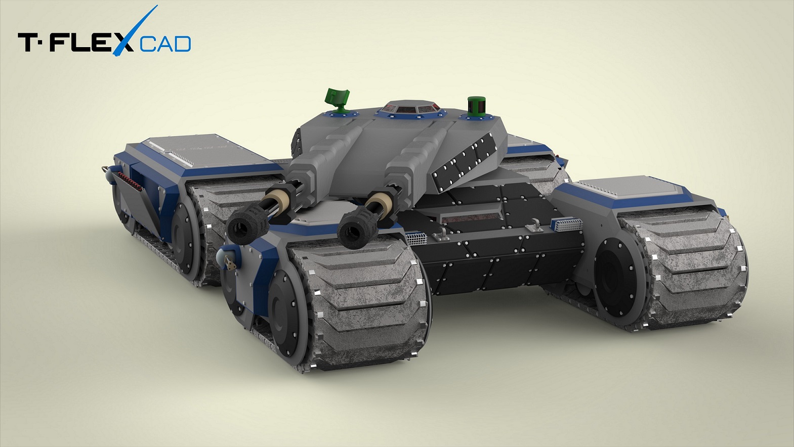 Futuristic tank