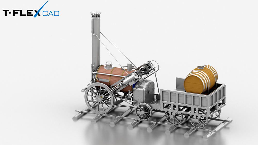 Stephenson’s Rocket steam locomotive
