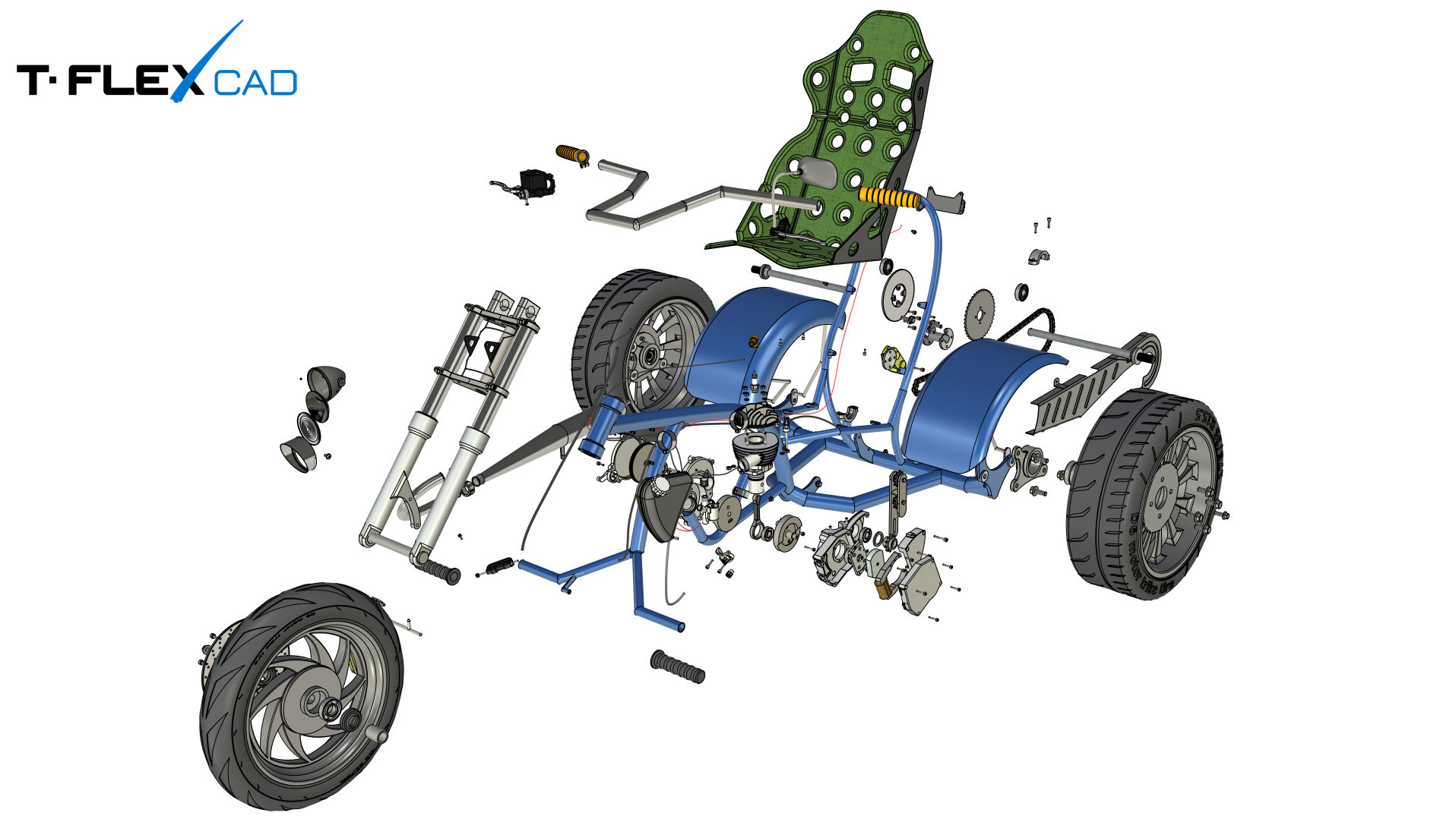 Trike disassembly