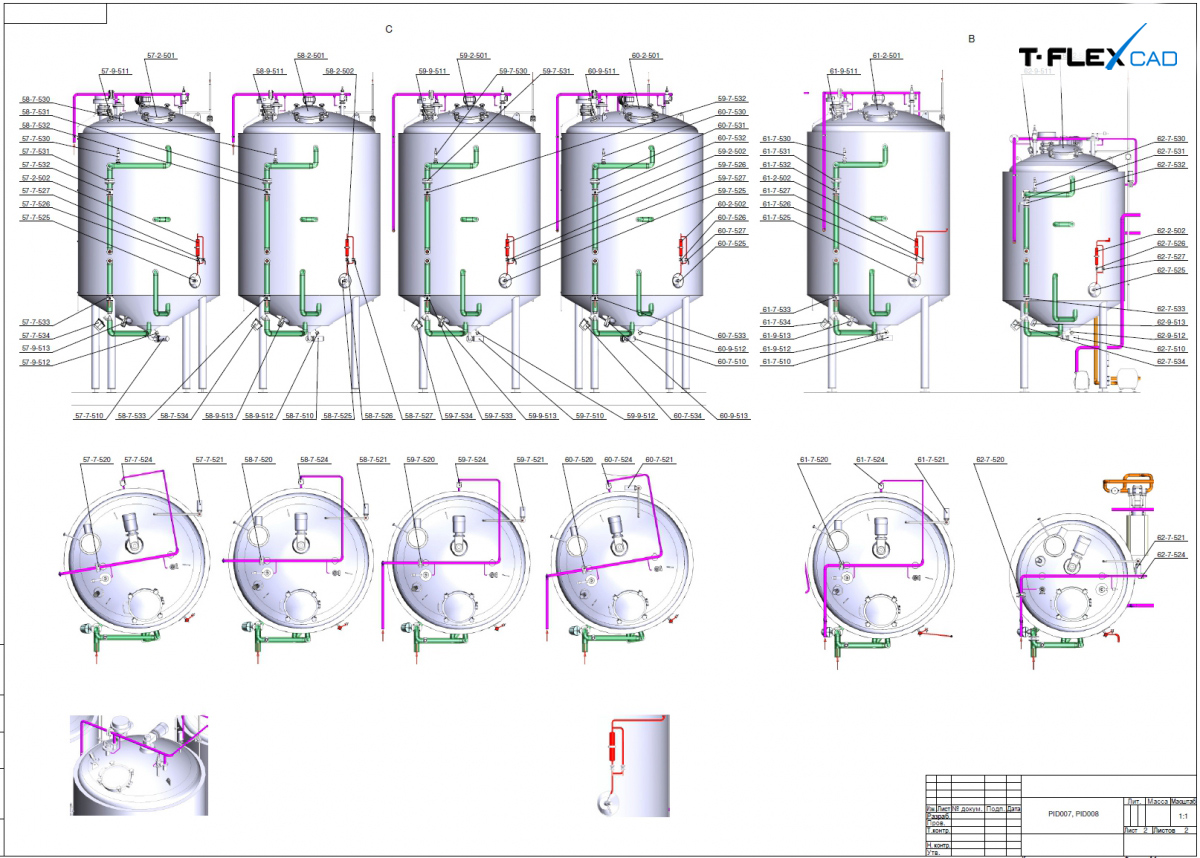 Plant Drawing Tanks