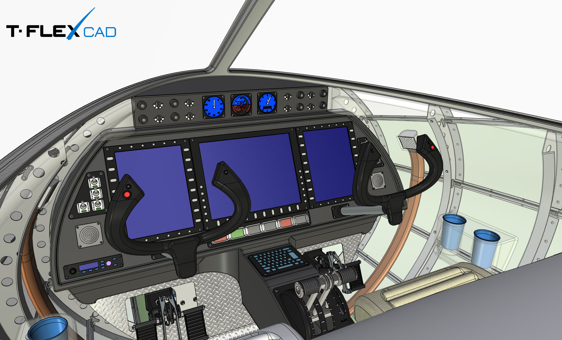 Business Jet Cockpit