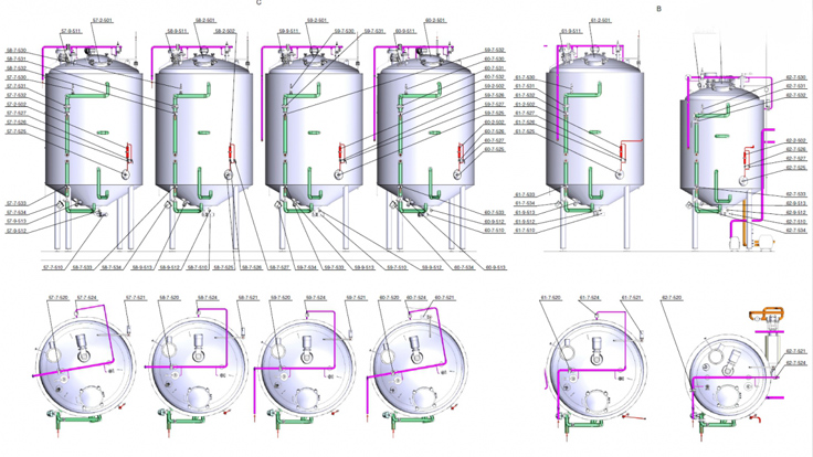 Plant Drawing Tanks