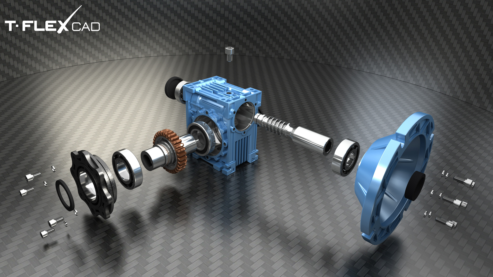 Worm Gearbox Exploded Worm Gearbox Exploded