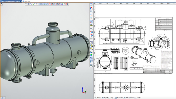 Refrigeration evaporator