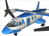 Designing a heavy tilt-rotor aircraft in T-FLEX CAD 