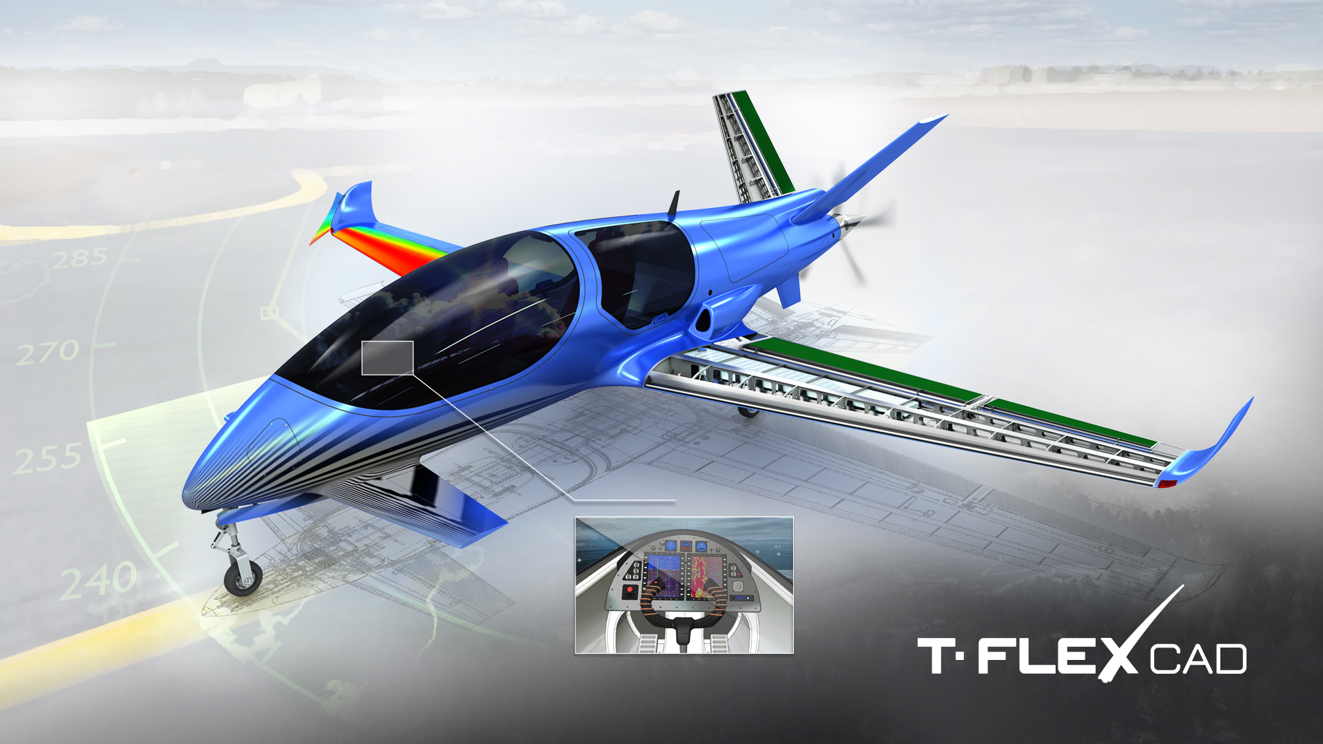 Pusher airplane Pusher airplane